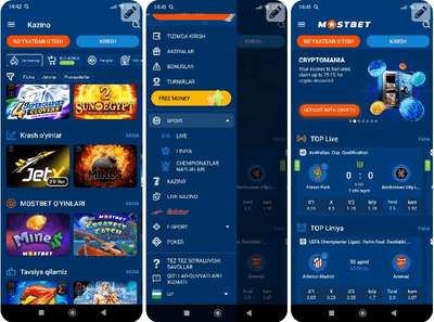 Android uchun Mostbet UZ APK-ni yuklab oling
